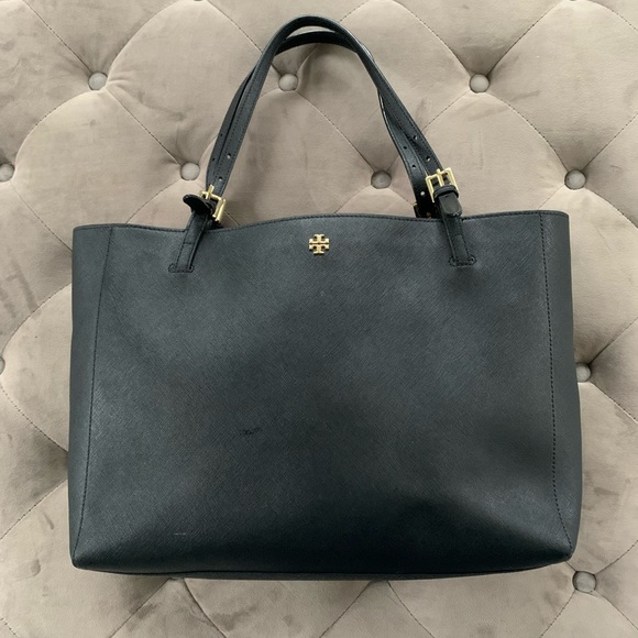 Tory Burch Handbags - Tory Burch York Buckle Tote like new black